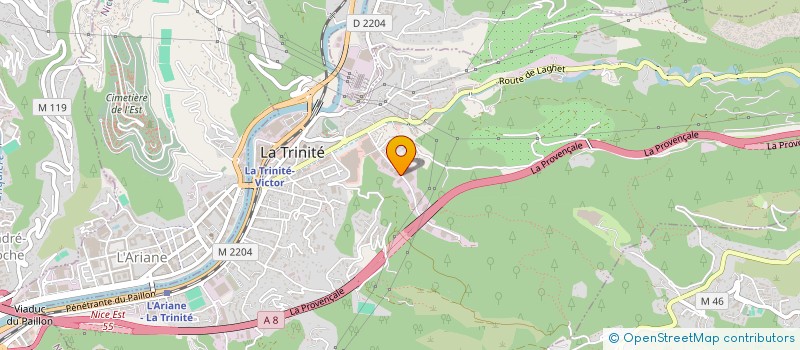 localisation de l'entreprise BUSUTTIL à LA TRINITE