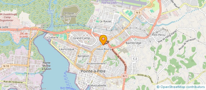 localisation de l'entreprise BUSY BUS COMMUNICATION à LES ABYMES