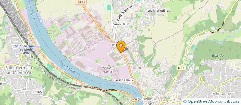 localisation de l'entreprise BUSY NEST à NEUVILLE-SUR-SAONE