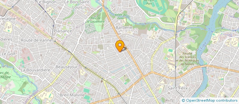 localisation de l'entreprise BUSYBEES à NANTES