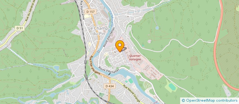 localisation de l'entreprise BUT DES VOSGES  EPINAL