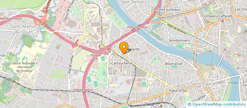 localisation de l'entreprise BUT IMMO  TOULOUSE