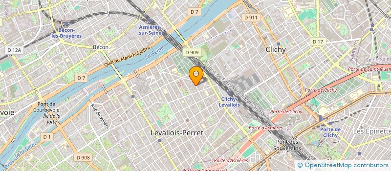 localisation de l'entreprise BUTAGAZ BOIS ENERGIE  LEVALLOIS-PERRET