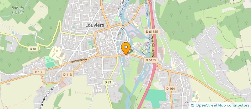 localisation de l'entreprise BUTCHER MARKET à LOUVIERS