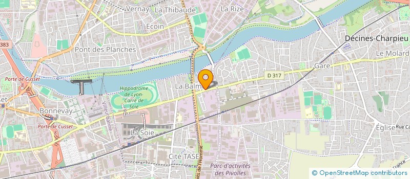 localisation de l'entreprise BUTCHER'S LA SOIE  VAULX-EN-VELIN