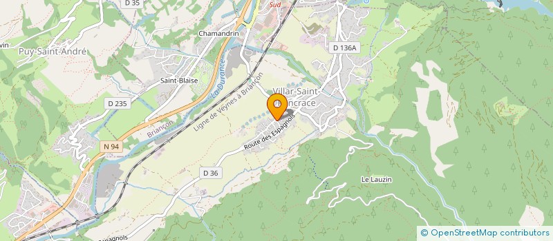 localisation de l'entreprise BUTEUX-LAZZONI PATRIMOINE SCI  VILLAR-SAINT-PANCRACE