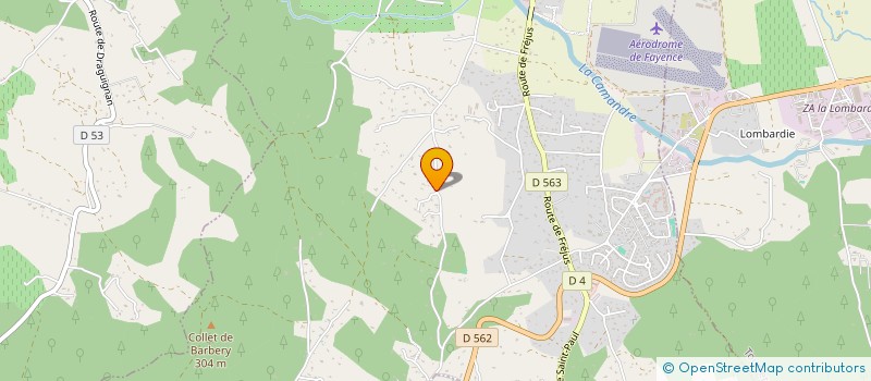 localisation de l'entreprise BUTIN INVEST  FAYENCE