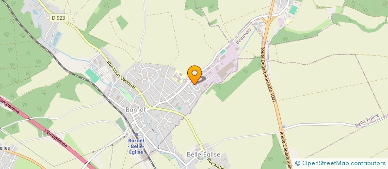 localisation de l'entreprise BUTIN - SEDIC  BORNEL