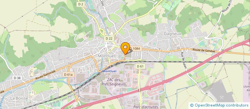 localisation de l'entreprise BUTIN TERRIER à DAGNEUX
