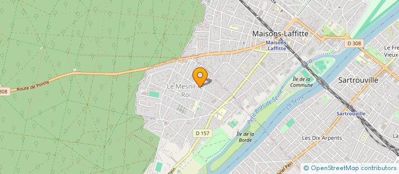 localisation de l'entreprise BUTINE GROUPE  LE MESNIL-LE-ROI