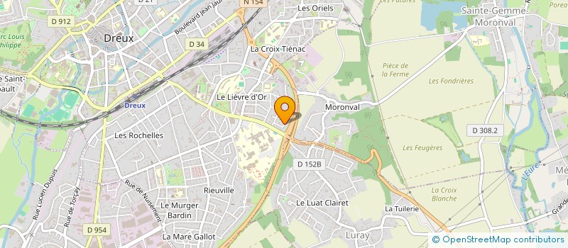 localisation de l'entreprise BUTINE TA RUCHE à DREUX
