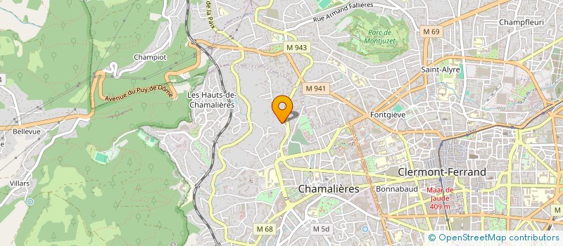 localisation de l'entreprise BUTLER & PARTNERS à CHAMALIERES