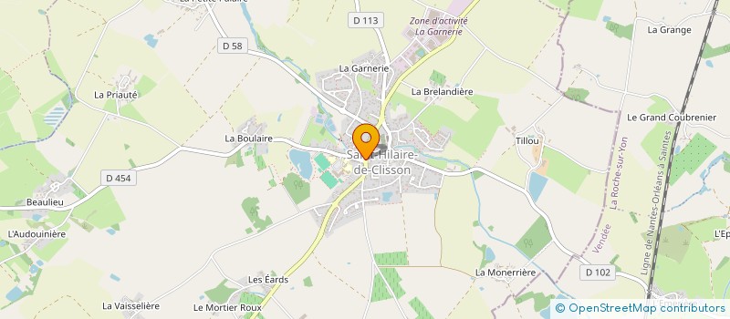 localisation de l'entreprise BUTON IMMOBILIER  SAINT-HILAIRE-DE-CLISSON