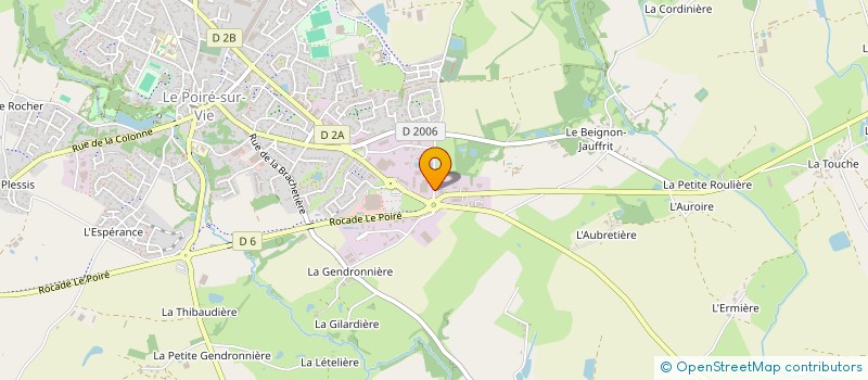 localisation de l'entreprise BUTON INDUSTRIES à LE POIRE-SUR-VIE