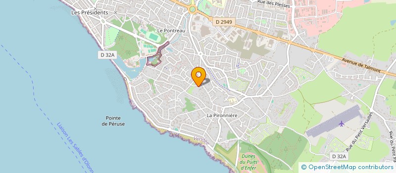 localisation de l'entreprise BUTON - LE DUFF à LES SABLES D'OLONNE