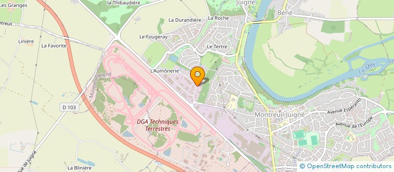 localisation de l'entreprise BUTON STEEL R  MONTREUIL-JUIGNE