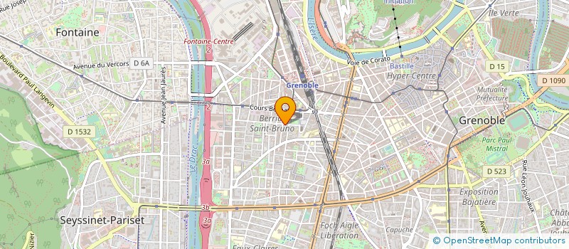localisation de l'entreprise BUTTARD ET CIE ELECTRICITE à GRENOBLE