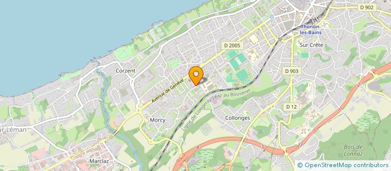 localisation de l'entreprise BUTTAY  THONON-LES-BAINS
