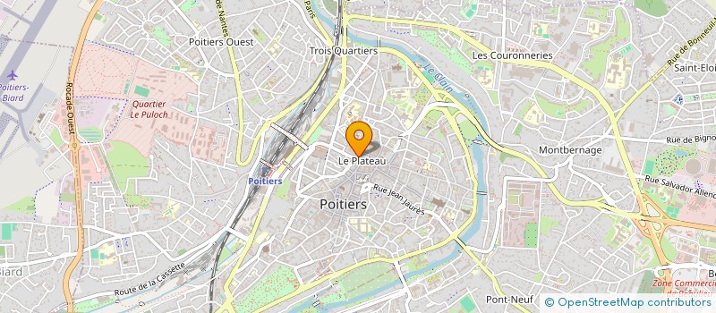 localisation de l'entreprise BUTTAZZONI & ASSOCIES à POITIERS
