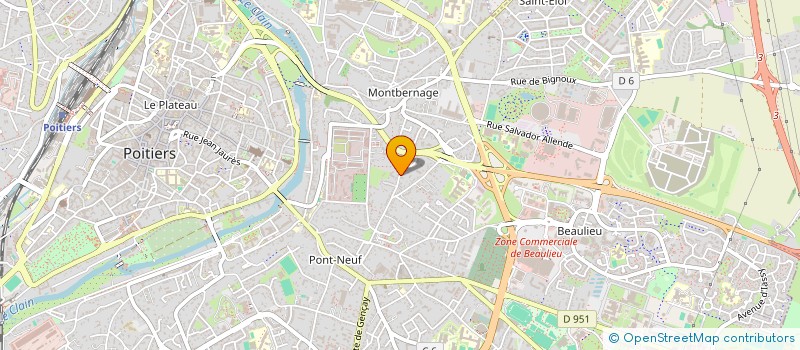 localisation de l'entreprise BUTTAZZONI BLANCHARD à POITIERS