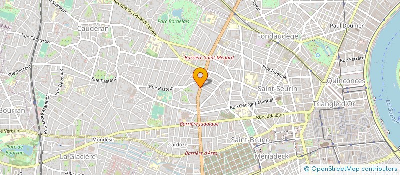 localisation de l'entreprise BUTTE-MASSEILLOU  BORDEAUX