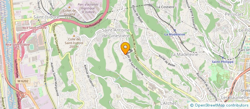 localisation de l'entreprise BUTTELLI SOLS ET PARQUETS à NICE