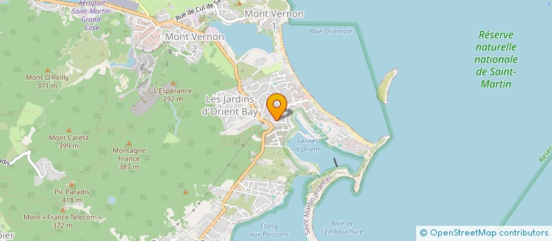 localisation de l'entreprise BUTTER FINGER  SAINT MARTIN