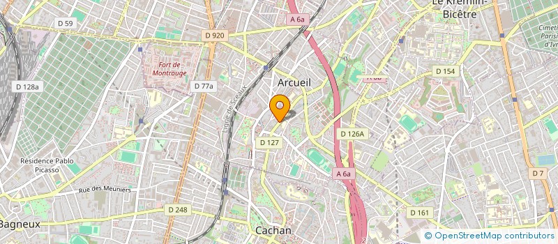 localisation de l'entreprise BUTTER STUDIO  ARCUEIL