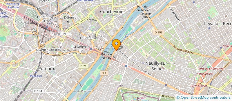 localisation de l'entreprise BUTTERFLY à NEUILLY-SUR-SEINE
