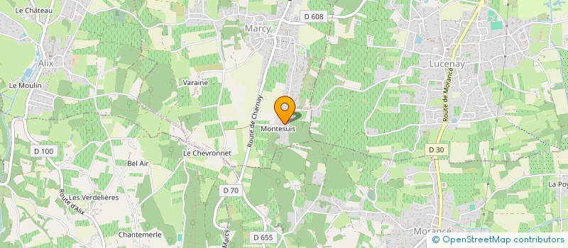 localisation de l'entreprise BUTTERFLY  MARCY