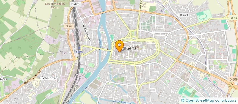 localisation de l'entreprise BUTTERFLY à SENS