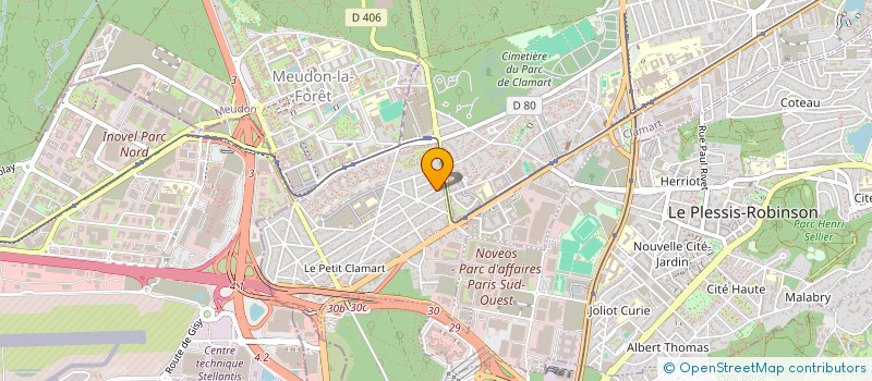 localisation de l'entreprise BUTTERFLY à CLAMART