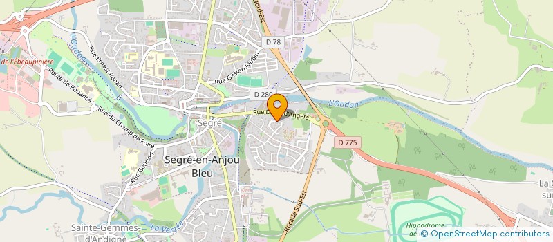 localisation de l'entreprise BUTTERFLY à SEGRE-EN-ANJOU BLEU