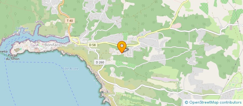 localisation de l'entreprise BUTTERFLY  BONIFACIO