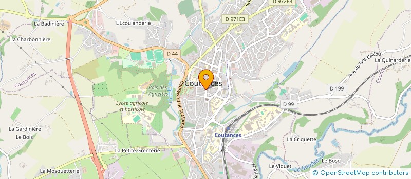 localisation de l'entreprise BUTTERFLY  COUTANCES