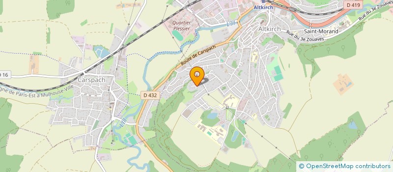 localisation de l'entreprise BUTTERFLY EXPERIENCE  ALTKIRCH