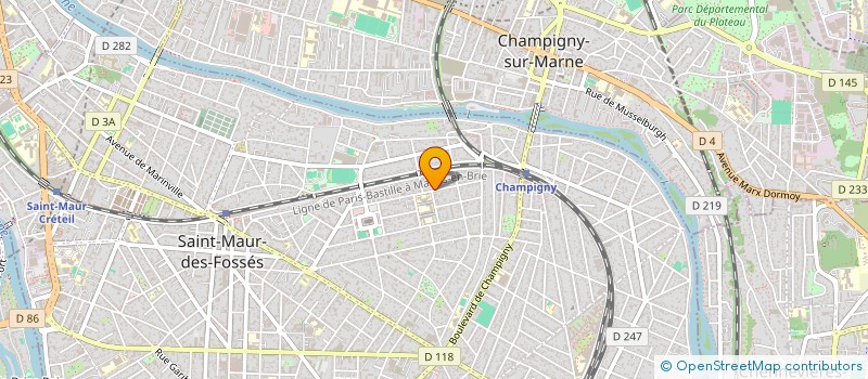 localisation de l'entreprise BUTTERFLY INVEST à SAINT-MAUR-DES-FOSSES