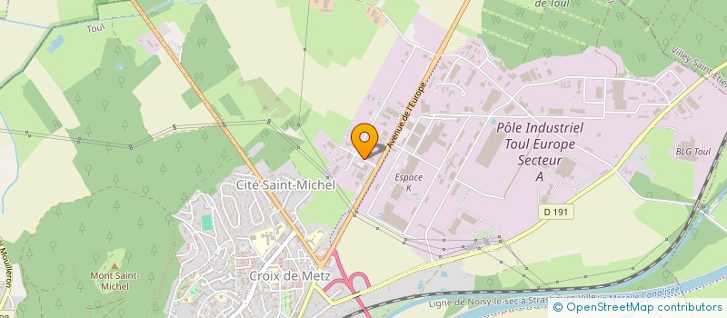 localisation de l'entreprise BUTTERFLY PACKAGING FOOD  TOUL