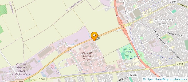 localisation de l'entreprise BUTTERFLY TRUCKS  SAINTE-SAVINE