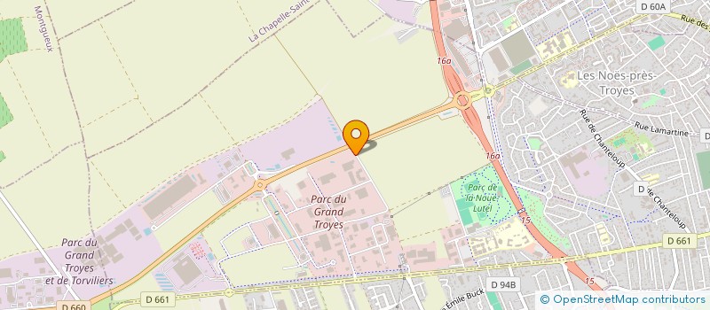 localisation de l'entreprise BUTTERFLY UNDERWEAR  SAINTE-SAVINE