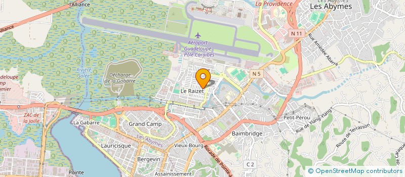 localisation de l'entreprise BUTTERFULL à LES ABYMES
