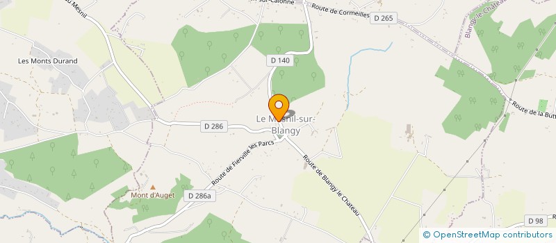 localisation de l'entreprise BUTTON BOX à LE MESNIL-SUR-BLANGY