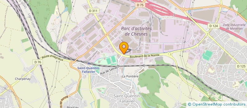 localisation de l'entreprise BUTTON'S REVIEW  SAINT-QUENTIN-FALLAVIER