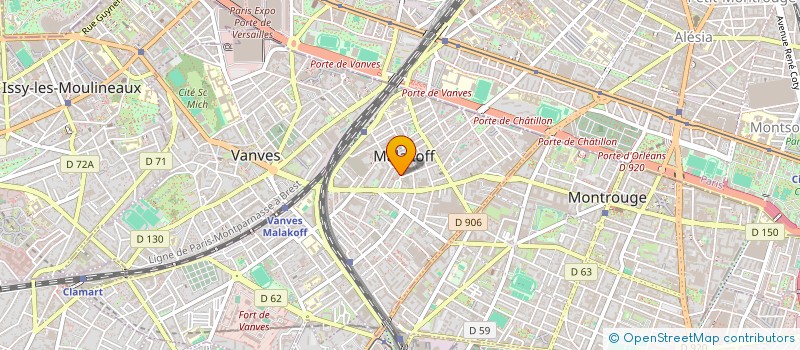 localisation de l'entreprise BUTTONS AND JOYSTICKS  MALAKOFF