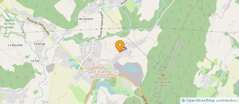 localisation de l'entreprise BUTTOZ  SAINT-ETIENNE-DE-CROSSEY