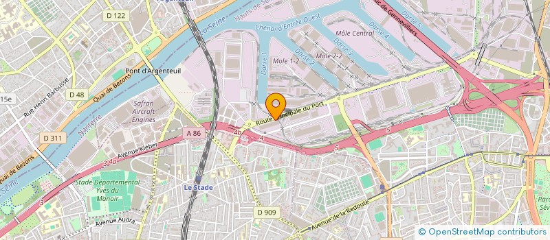 localisation de l'entreprise BUTTRANS SARL à GENNEVILLIERS