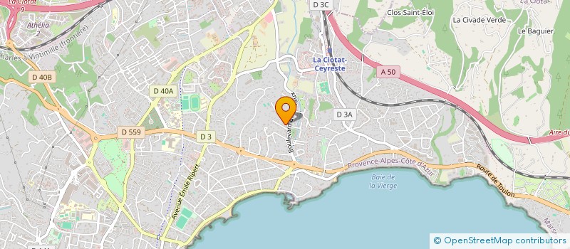 localisation de l'entreprise BUVETTE LES AMIS DE SAINT JEAN à LA CIOTAT