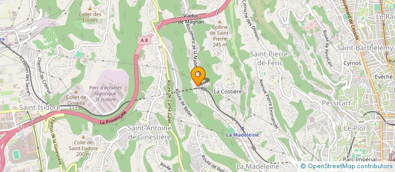 localisation de l'entreprise BUWALDA PETIT  NICE