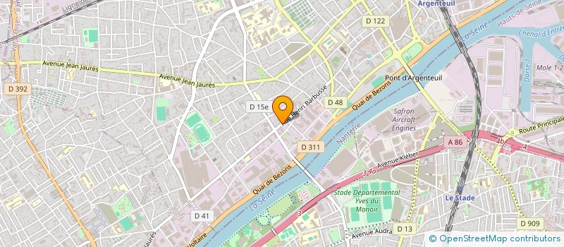 localisation de l'entreprise BUWIG à ARGENTEUIL
