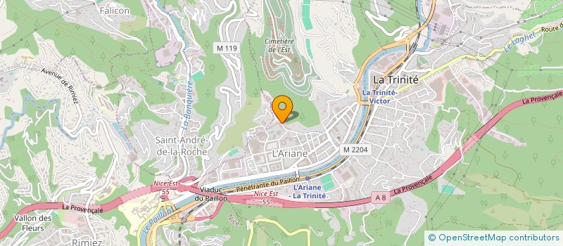 localisation de l'entreprise BUWIG à NICE